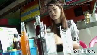 Fingering shaggy thai pussy